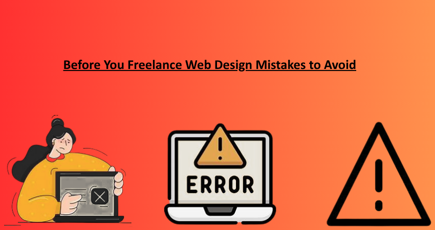Before You Freelance Web Design Mistakes to Avoid